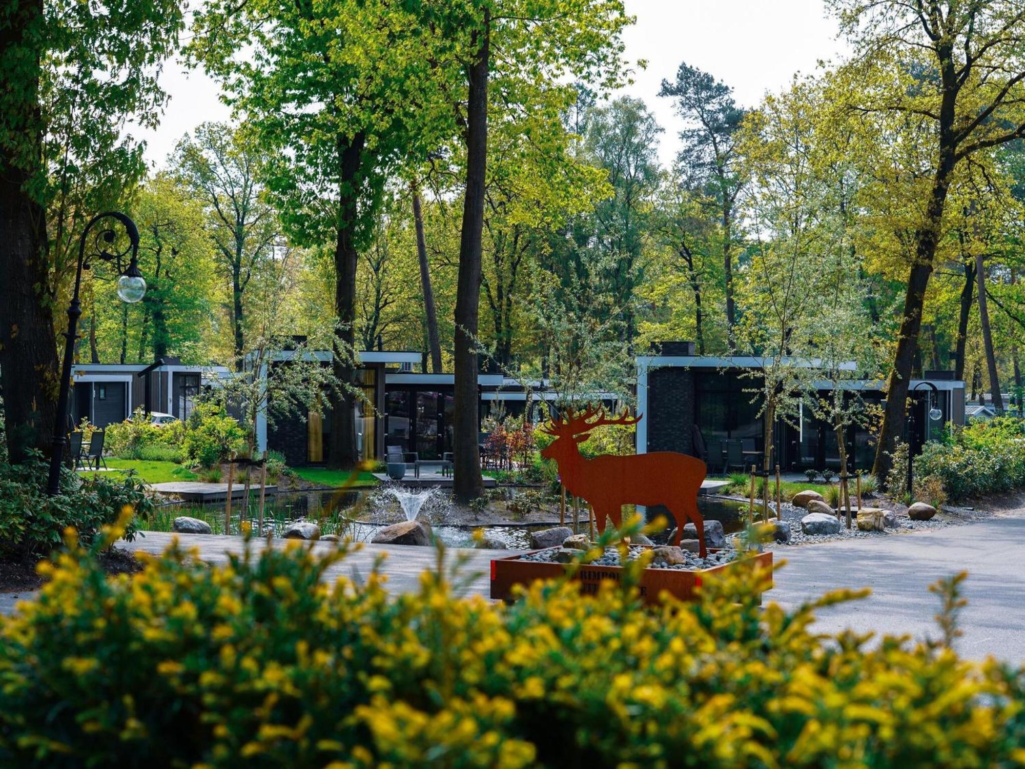 Comfortable Chalet With Combination Microwave Near The Veluwe Hoenderloo Bagian luar foto